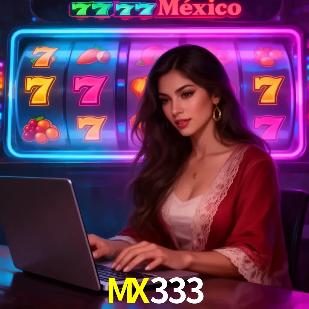 MX333 Slots - tragamonedas, RTP y control Tragamonedas MX333 con símbolos, saldo móvil y reglas de apuesta visibles